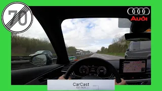 Audi A4 B9 40 TDI 204PS | Top Speed on German Autobahn | POV Drive by CarCast | 4K