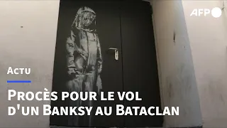 Banksy volé au Bataclan: début du procès à Paris | AFP