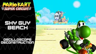 Mario Kart: Super Circuit (GBA) - Shy Guy Beach - Oscilloscope Deconstruction