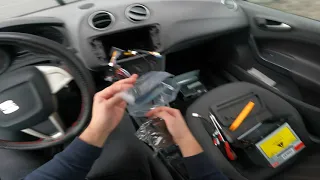 Seat Ibiza 6J - Installing car radio with Android and Carplay