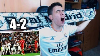 REACCIONES DE UN HINCHA Real Madrid vs Bayern Munich 4-2 CUARTOS DE FINAL CHAMPIONS LEAGUE  2017