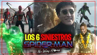 ¿Quién será el sexto siniestro en SpiderMan No Way Home? | Te explico cada uno de ellos / Teoría.