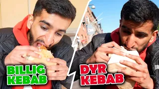 BILLIGSTE KEBAB VS DYRESTE KEBAB! Hvad er forskellen?!