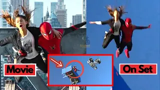 Tom Holland Performing Stunts For SPIDER-MAN NO WAY HOME Without A Stunt Double | Marvel 2021 |