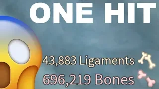 Breaking 696,219 Bones in 1 HIT [Level 303 Breaks] | ROBLOX Broken Bones IV