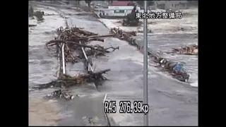 2011 Japan Tsunami  Miyako City, Taro Town and Yamada Town CCTV Footages