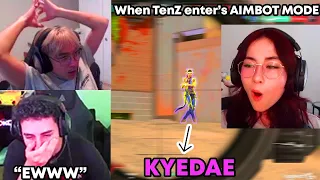TenZ's most DISGUSTING 0.001ms HOSPITAL FLICK on KYEDAE & this was everyone's reaction...