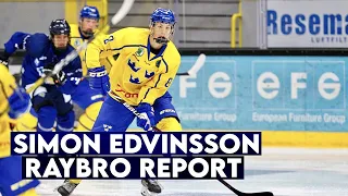 Simon Edvinsson - 2021 NHL Draft Scouting Report [Highlights] - Raybro Report