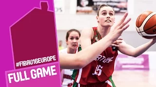 Hungary v Portugal - Full Game - FIBA U16 Women's European Championship 2016