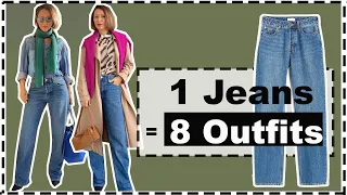 1 Pair of Jeans = 8 Stunning Fashion-Forward Outfits You Must Try NOW