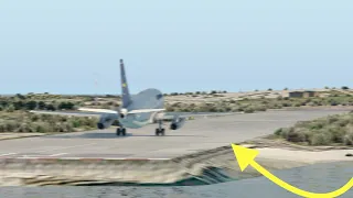 The 737 LANDED HERE On This Runway In REAL LIFE? - Helgoland Story