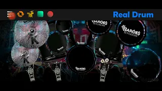 os barões da pisadinha Esquema Preferido Real drum cover