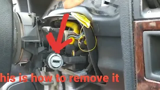 How to remove ignition switch Opel / Vauxhall.