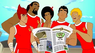 Supa Strikas | Drei sind eine Menge - Episoden Zusammenstellung | Fußball - Cartoons für Kinder