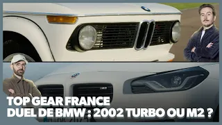 Confrontation de BMW : 2002 Turbo contre M2 ! TOP GEAR FRANCE