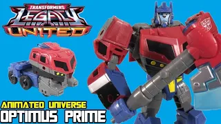 Animated Universe Optimus Prime Review - Transformers Legacy United