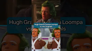 Wonka's Hugh Grant Vs Original Oompa Loompas! #shorts