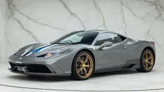 2015 Ferrari 458 Speciale - Grigio Ferro - Walkaround & Interior & Revs [4K]