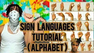 SIGN LANGUAGES TUTORIAL - ALPHABET