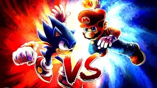 MARIO VS SONIC (NINTENDO VS SEGA) [SPRITE ANIMATION]