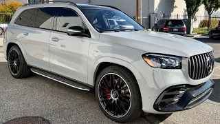 2024 AMG GLS 63 SUV - Wild Luxury Performance SUV - Walkaround + SOUND 4K  | Mercedes Lounge