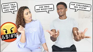 Being MEAN To Our SUBSCRIBERS To See How My Girlfriend Reacts...