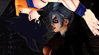 Goku Almost Kisses Black Cat Spider Man Pc Mod