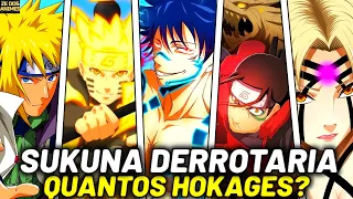 SUKUNA VS TODOS OS HOKAGES! QUEM ELE VENCERIA? (Jujutsu Kaisen vs Naruto e Boruto)
