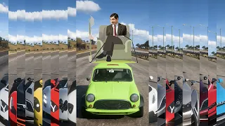 MR.BEAN 720HP MINI COOPER VS HYPERCAR WORLD | Forza Horizon 5 1 Mile Drag Battle