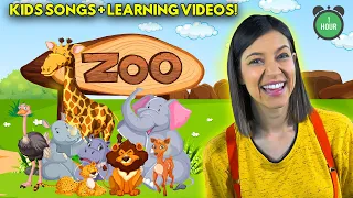 Kids Songs & Toddler Learning Videos | Zoo Animals, ABCs, Nursery Rhymes | Cassie's Corner