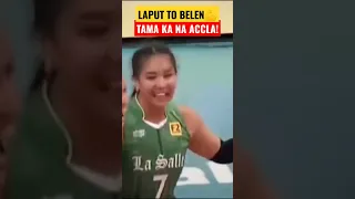 LAPUT TO BELEN- TAMA KANA ACCLA!🤣💪 #short #shortsfeed #shortsvideo #volleyball #volleyballworld