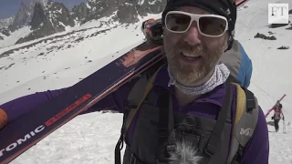 Skiing From The Summit of Mt Blanc to Chamonix