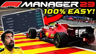 F1 Manager 23 - Revealing My Secret To 100% Setups!