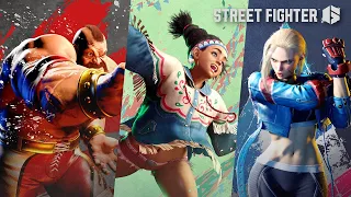 [ES] Street Fighter 6 - Zangief, Lily, and Cammy Gameplay Trailer