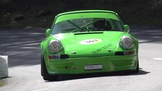 Awesome  Super Slow Motion Compilation from Historic Hillclimb Arosa Classic Car 2016