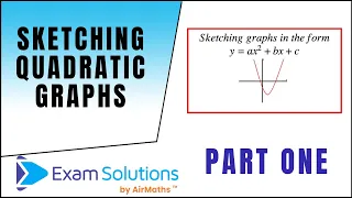 Sketching Quadratic Graphs | ExamSolutions