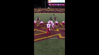 Danny Striggow Sack vs. Nebraska | Minnesota Football