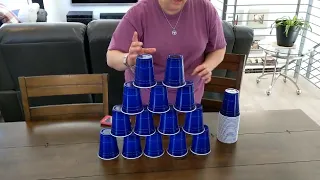 Building Pyramids with Cups!