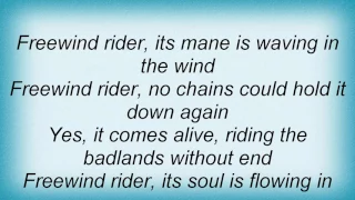 Running Wild - Freewind Rider Lyrics