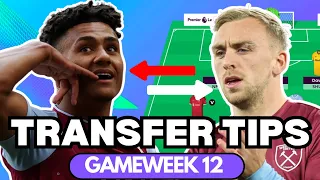 BEST TRANSFER TIPS AND CAPTAINCY ADVICE GW12 | FPL Gameweek 12