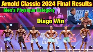 Diago Win Arnold Classic 2024 / Men's Physique Division / kyron Holden/ victor chaves & Hunter