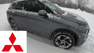 The 2024 Mitsubishi Outlander Is A Snow Plow!