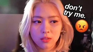 itzy being terrified of angry ryujin