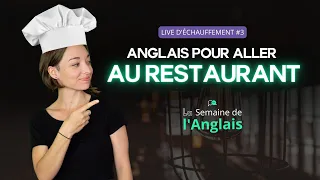 VOCABULAIRE UTILE POUR ALLER AU RESTAURANT EN ANGLAIS