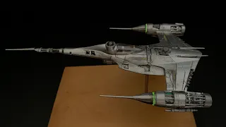 The Mandalorian N1 Starfighter - 1:48 AMT Naboo Starfighter Comversion