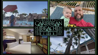 Disney's Caribbean Beach Resort - Quick Room Tour, 5th Sleeper   4K