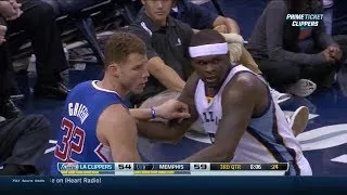 2014.02.21 - Blake Griffin vs Zach Randolph Battle Highlights - Clippers at Grizzlies