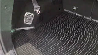 Коврик в багажник Renault Grand Scenic 4 2016- (большой, со сложенным 3 рядом)