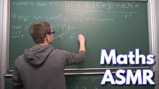 Study with Me Math ASMR for the Mentally Challenged Maths Degenerate [ Chalkboard, Chalk Writing ]