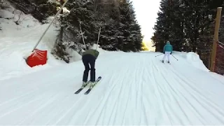 Schuss skiën: hoe het (niet) moet